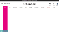 Desktop Screenshot of featherandblack.com
